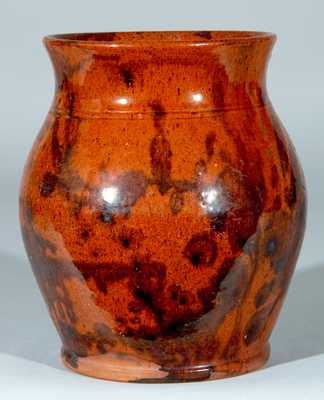 Glazed Redware Jar, PA origin.