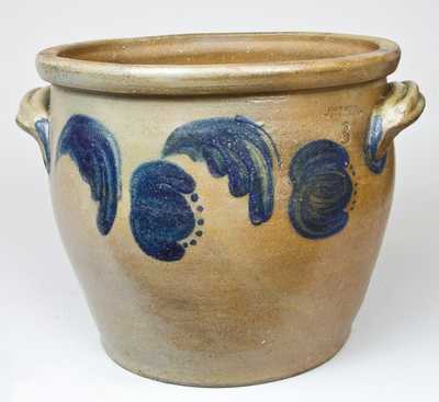 Cobalt-Decorated Stoneware Jar,