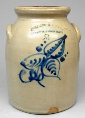 BULLARD & SCOTT / CAMBRIDGEPORT, MASS Stoneware Jar