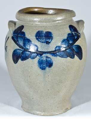 J. MILLER/ MAKER, Strasburg, VA Stoneware Jar Dated 1836