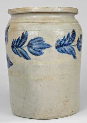 Alexandria Stoneware Jar, Stamped 