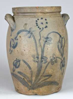 Stoneware Jar, attributed to Samuel Bell, Strasburg, VA.