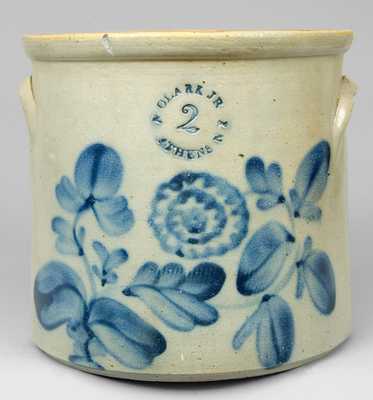 N CLARK JR / ATHENS N Y Stoneware Crock