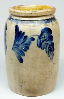 Remmey, Philadelphia, Cobalt-Decorated Stoneware Jar