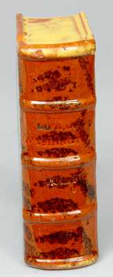 Slip-Decorated Redware Book, "LIFE OF WASHINGTON / VOL. II."