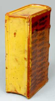 Slip-Decorated Redware Book, 