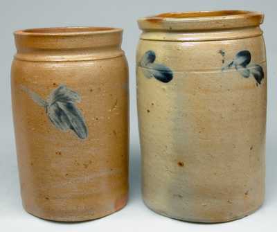 Two Stoneware Jars, Baltimore, MD.