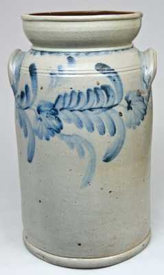 Cobalt-Decorated Stoneware Churn, Remmey, Philadelphia.