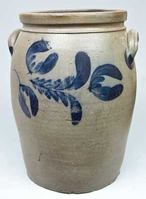 Cobalt-Decorated Stoneware Jar, att. G. & A. Black, Somerfield, PA.
