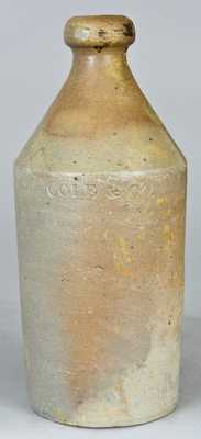 Baltimore Stoneware Bottle, Stamped 