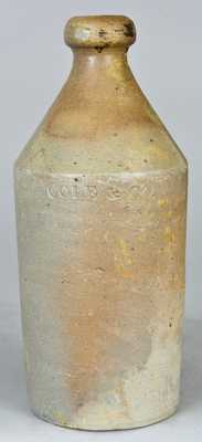 Baltimore Stoneware Bottle, Stamped