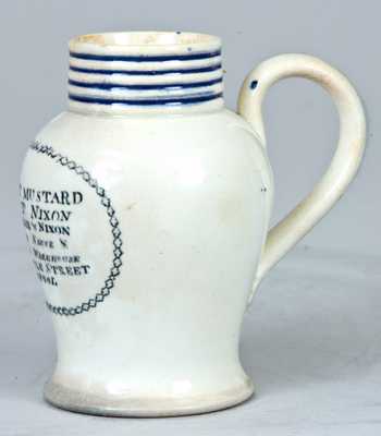 English Pottery Mustard Jar.