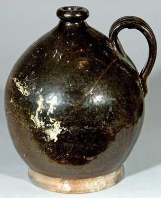 Glazed Redware Jug, Baltimore, MD.