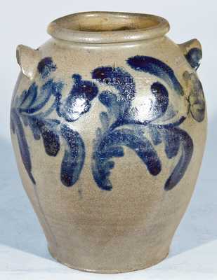 Alexandria Stoneware Jar, Stamped 