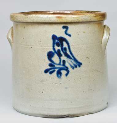 Northeastern Stoneware Crock with Bird Decoration