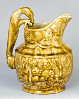 Bennington, VT Rockingham Hound-Handled Pitcher