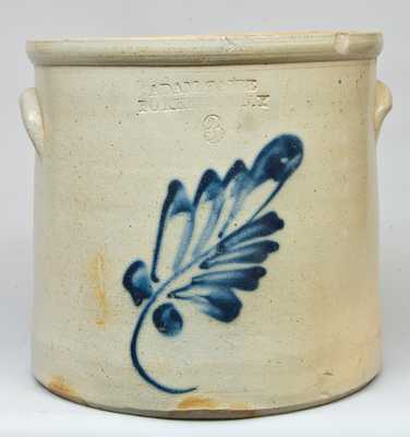 ADAM CAIRE / PO'KEEPSIE N.Y. Stoneware Crock, Poughkeepsie