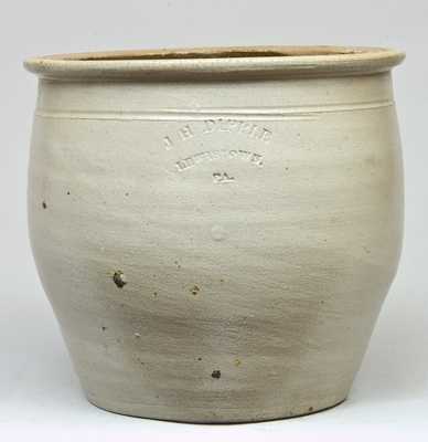 J.H. DIPPLE / LEWISTOWN, PA Stoneware Cream Jar