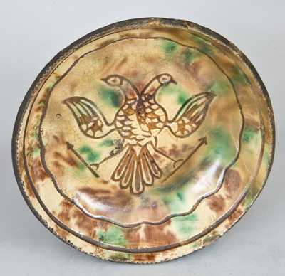 Medinger, Pennsylvania Redware Plate