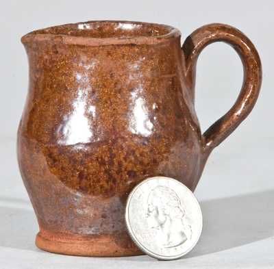 Miniature Redware Pitcher