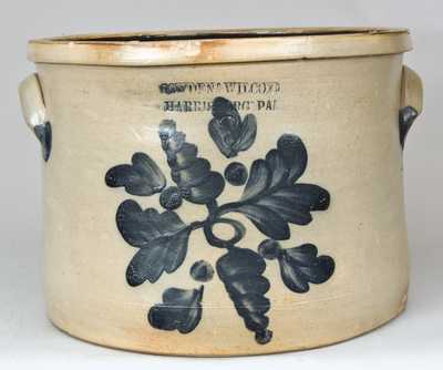 COWDEN & WILCOX / HARRISBURG, PA Stoneware Cake Crock