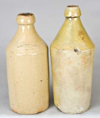 Lot of 2 Stoneware Bottles