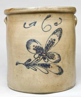 Six-Gallon Midwestern Stoneware Crock