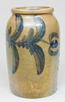 Washington, D.C. Stoneware Jar, Stamped "R. BUTT"