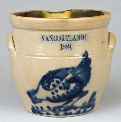 NY State VANCORTLANDT / 1884 Stoneware Batter Bowl