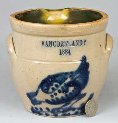 NY State VANCORTLANDT / 1884 Stoneware Batter Bowl