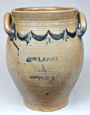 COMMERAWS STONEWARE, Thomas Commeraw, New York Stoneware Jar