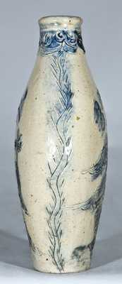 Antique American Stoneware Flask, Hartford, CT