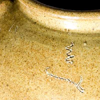 Edgefield, SC Stoneware Jar attributed to Dave the Slave, Incised
