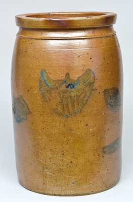 Baltimore, MD Stoneware Crock with Patriotic Shield