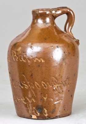 Miniature "California Cough Balm" Stoneware Jug