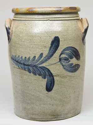 Attributed G. & A Black, Somerfield, PA Stoneware Crock