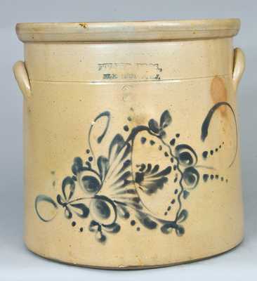 FULPER BROS., / FLEMINGTON, N.J. Stoneware Crock, Three-Gallon