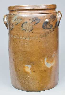 Four-Gallon Baltimore Stoneware Crock