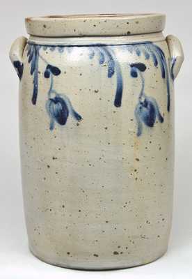 Baltimore Stoneware Crock with Floral Decoration