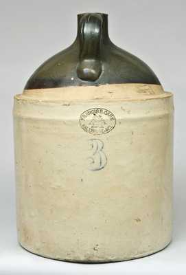 F.B. CARY / CIDER / 716 PENNA. AVE Baltimore Stoneware Jug Water Cooler