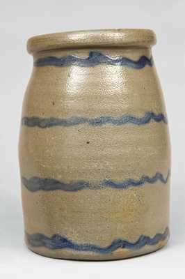 Western Pennsylvania Stoneware Four-Stripe Wax Sealer