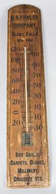 Glen Falls, NY, Advertising Thermometer Listing 