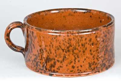 Redware Handled Pot