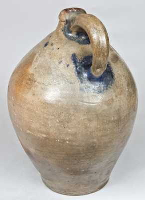 Probably Manhattan Stoneware Incised Owl Jug, possibly John Remmey III