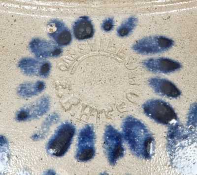 E.B. HISSONG / CASSVILL, Cassville, Huntingdon County, PA, Stoneware Presentation Pitcher