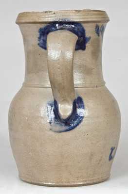 E.B. HISSONG / CASSVILL, Cassville, Huntingdon County, PA, Stoneware Presentation Pitcher