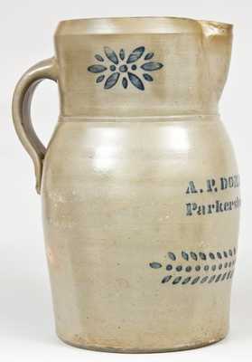 A.P. DONAGHHO / Parkersburg, W.Va Stoneware Pitcher