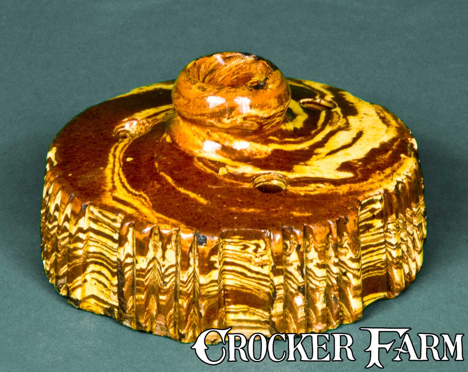 English Redware Inkwell -- Lot 397 -- October 31, 2009 Stoneware ...