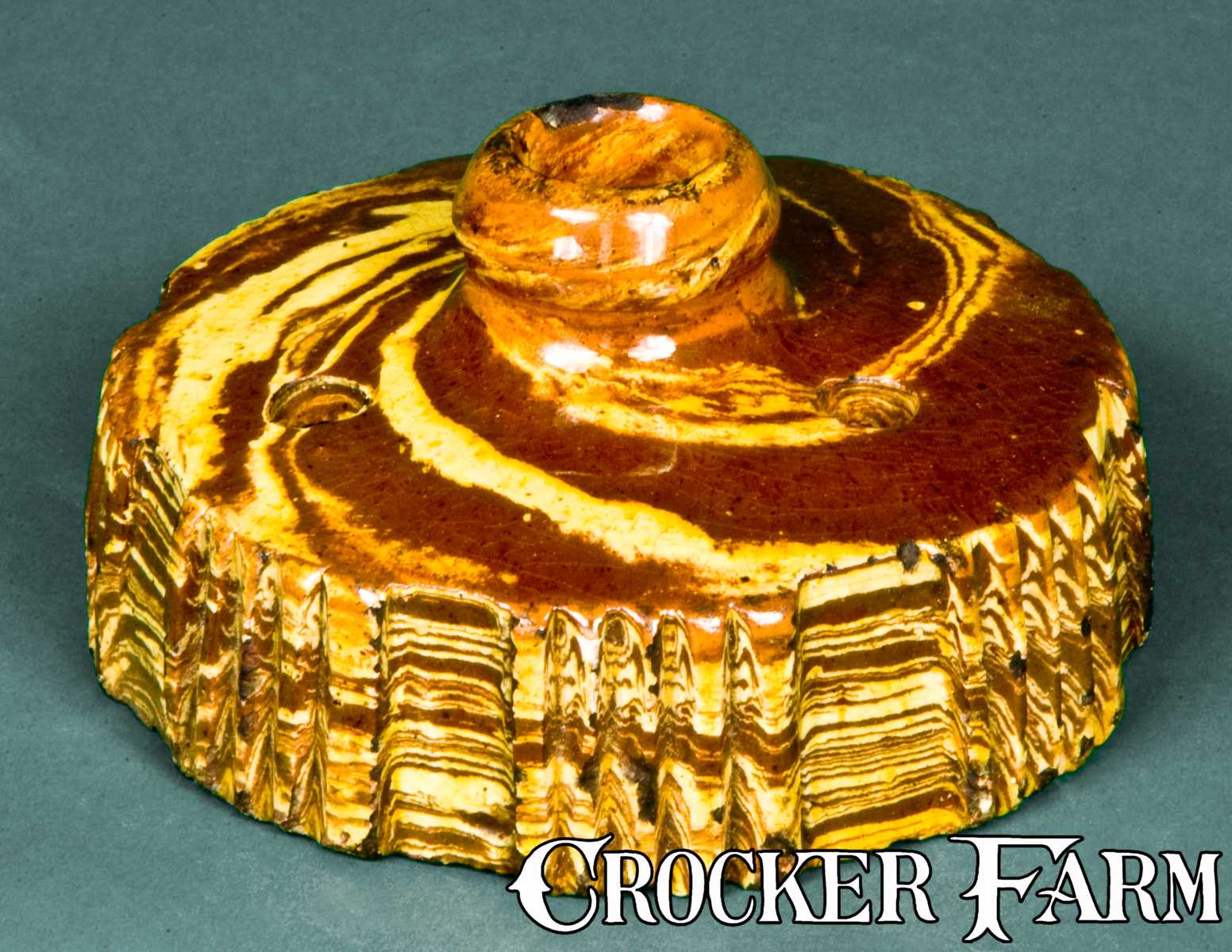 English Redware Inkwell -- Lot 397 -- October 31, 2009 Stoneware ...