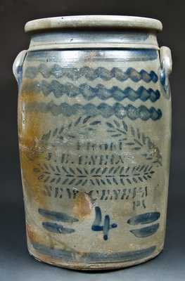 J. E. Eneix, New Geneva, PA Stoneware Crock